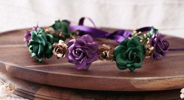 Handcrafted Mardi Gras Crown